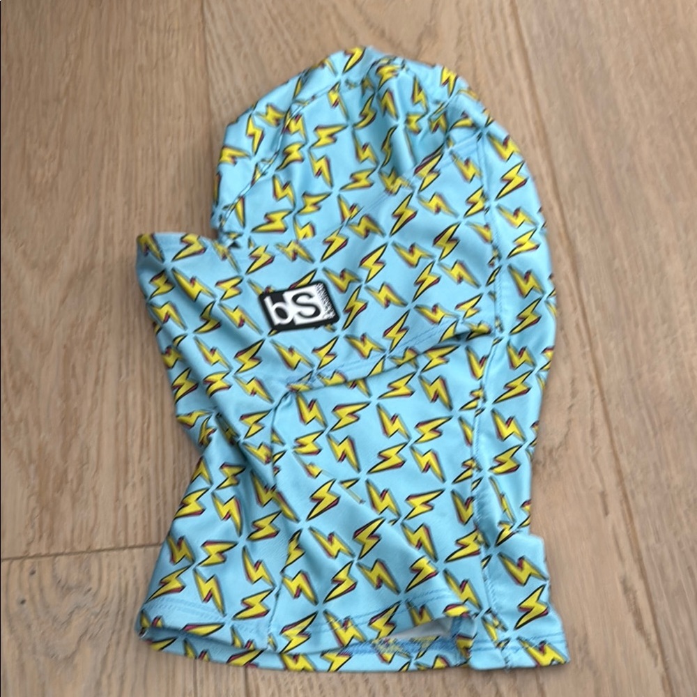 Blue Lightning Bolt Hood